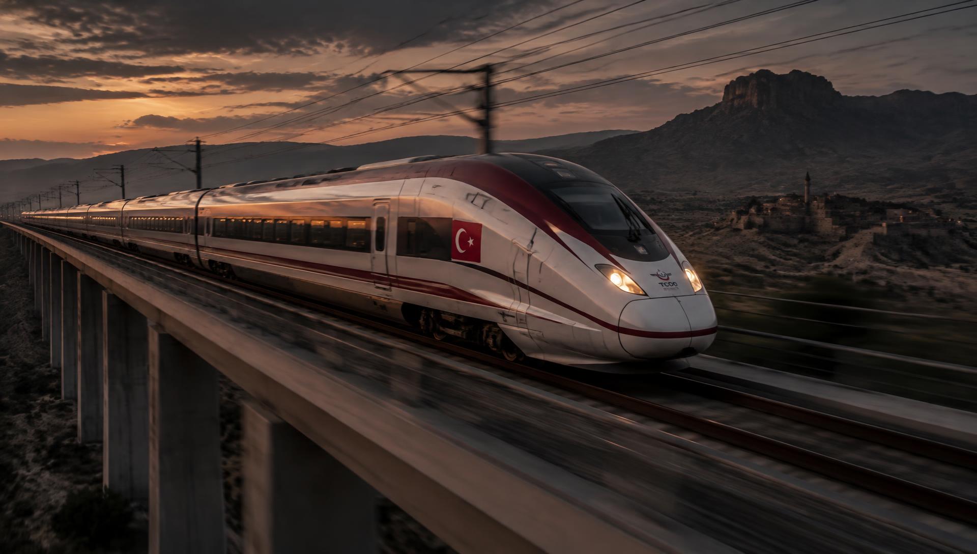 High-speed train in Türkiye